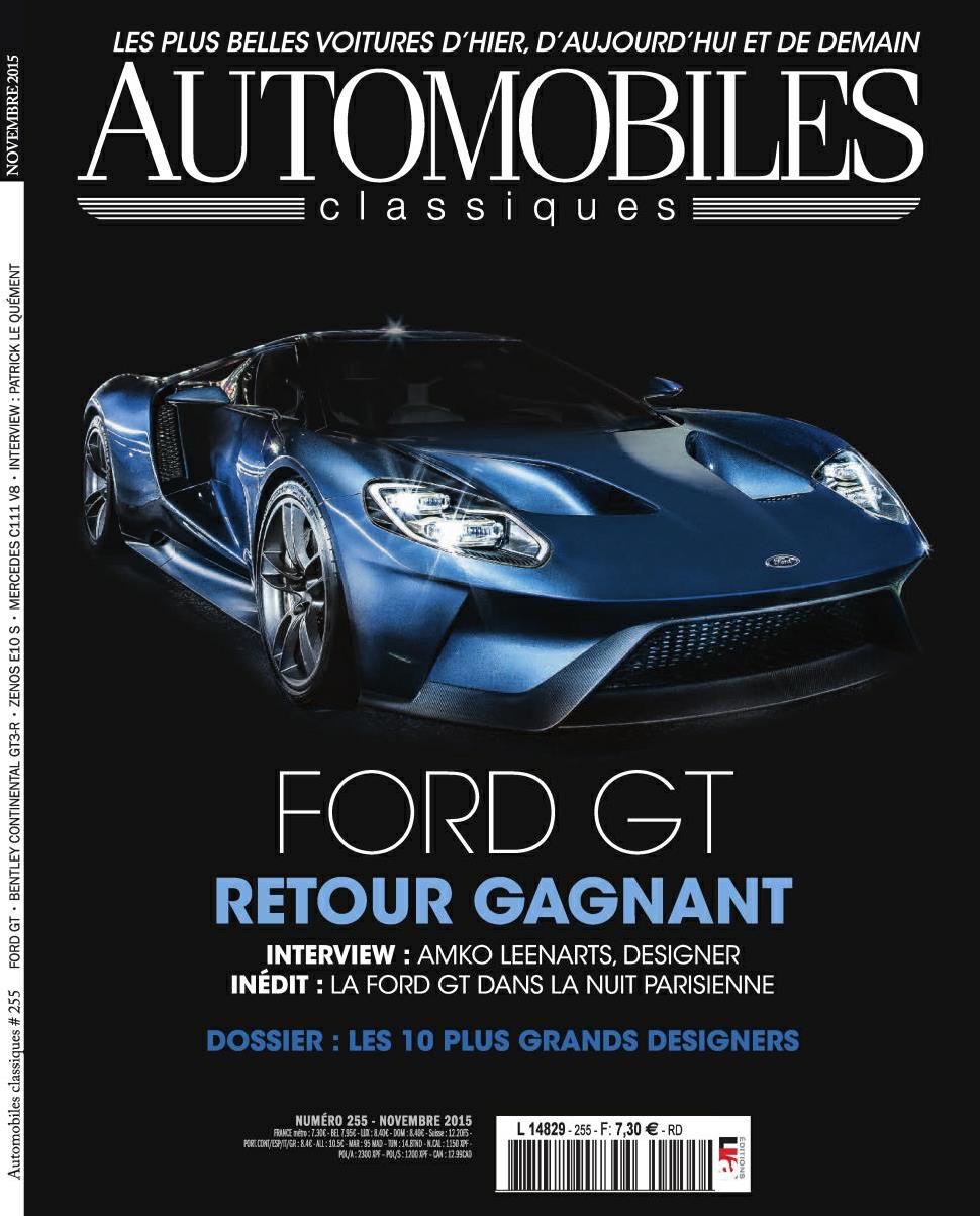Журнал Automobiles Classiques N 255, November 2015